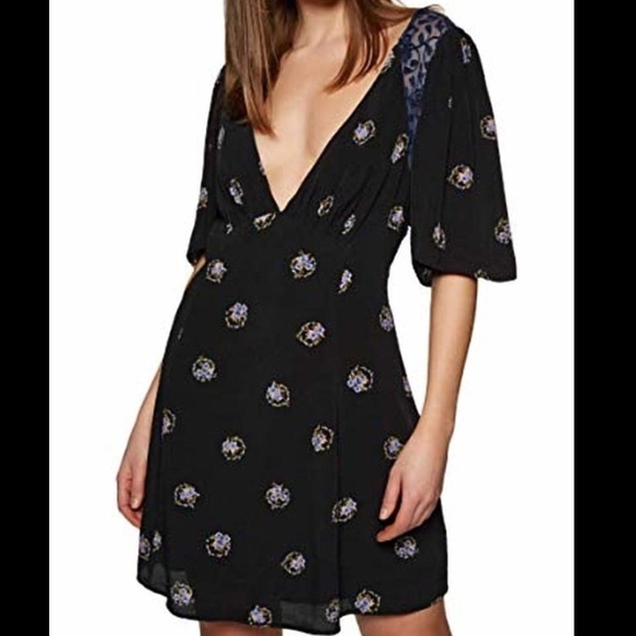 NWT Free People Mockingbird Mini Dress, 2 - Picture 5 of 7